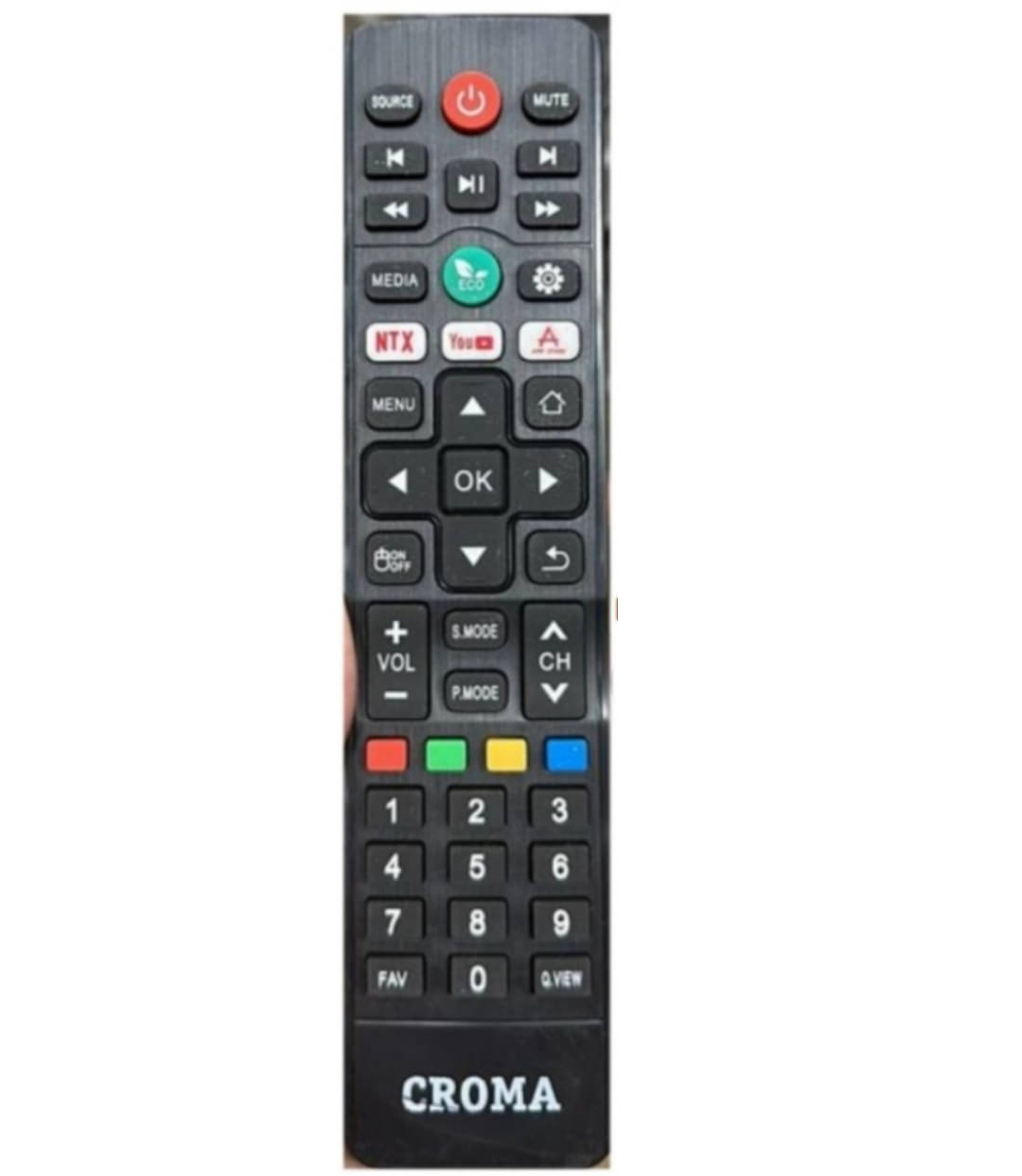     			SUGNESH New TvR-130 TV Remote Compatible with Croma/Akai/Vise/JVC