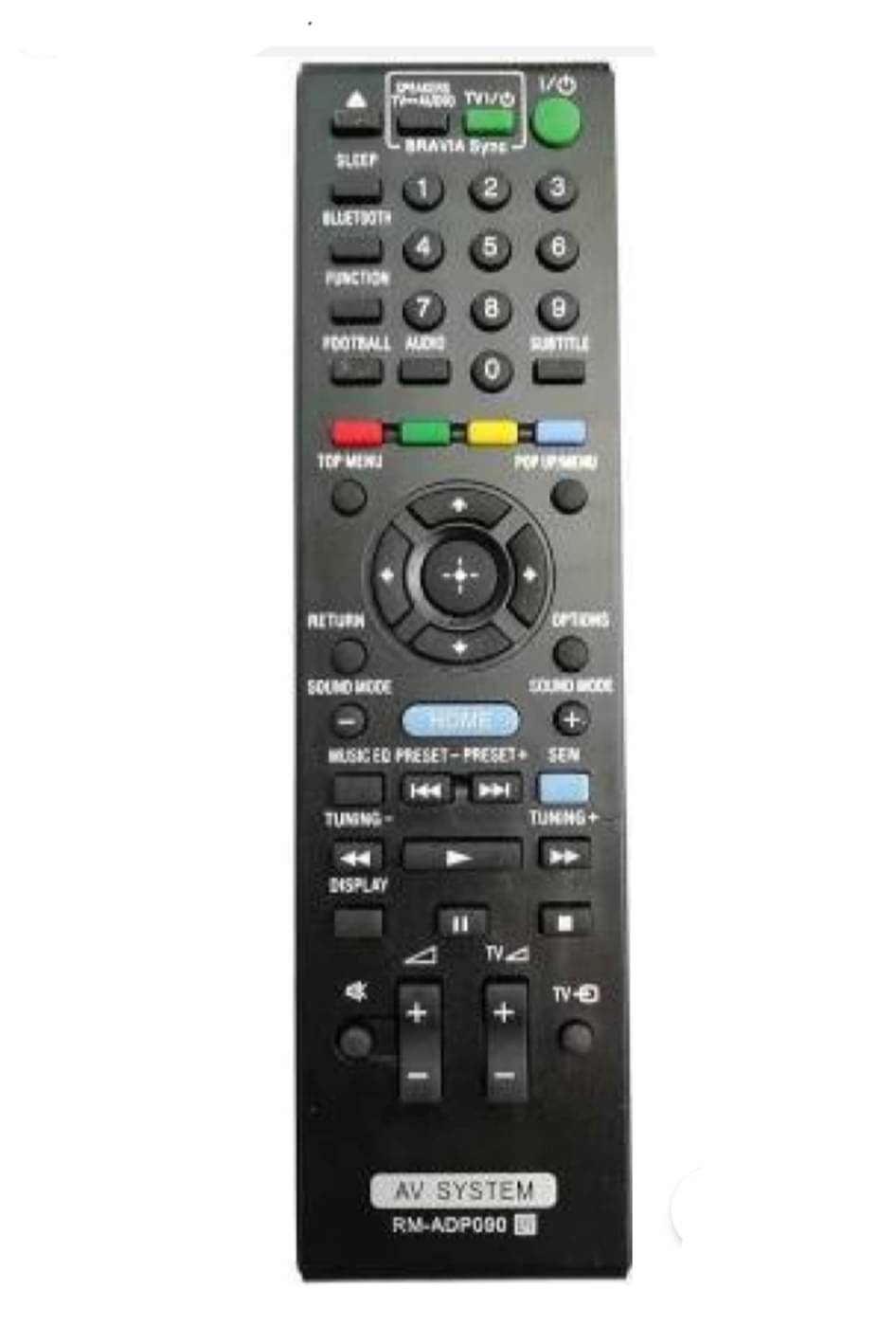     			SUGNESH New TvR-6  TV Remote Compatible with Sony Home theatre
