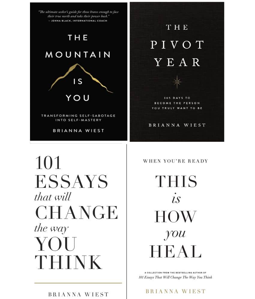 4 Books Set: Mountain Is You, 101 Essays, How You Heal & Pivot Year (English) - Stationery | Buy online on ZillyBuy