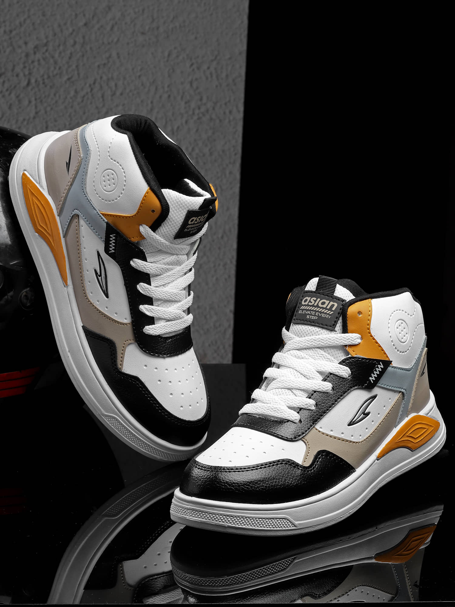 ASIAN MOSCOW-12 Beige Men's Sneakers - Casual Shoes | Buy online on ZillyBuy