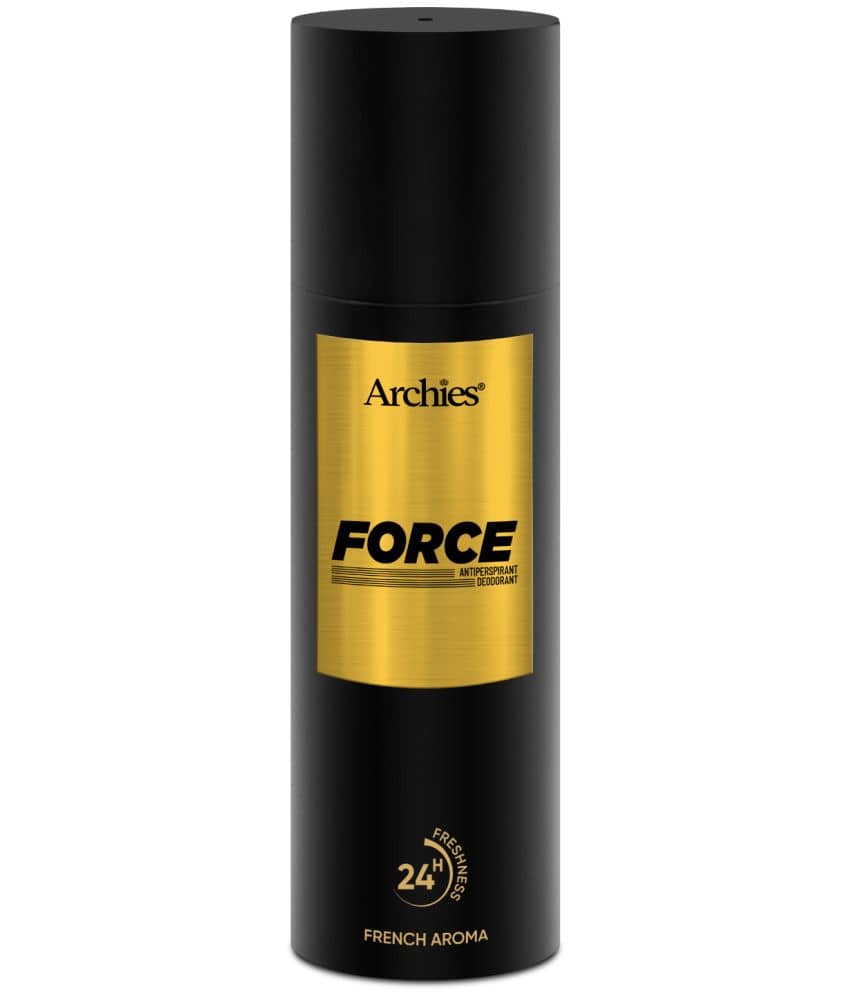 Archies FORCE Freanch Aroma Antiperspirant Sporty Deodorant Spray for Men 200ml - Pack of 1