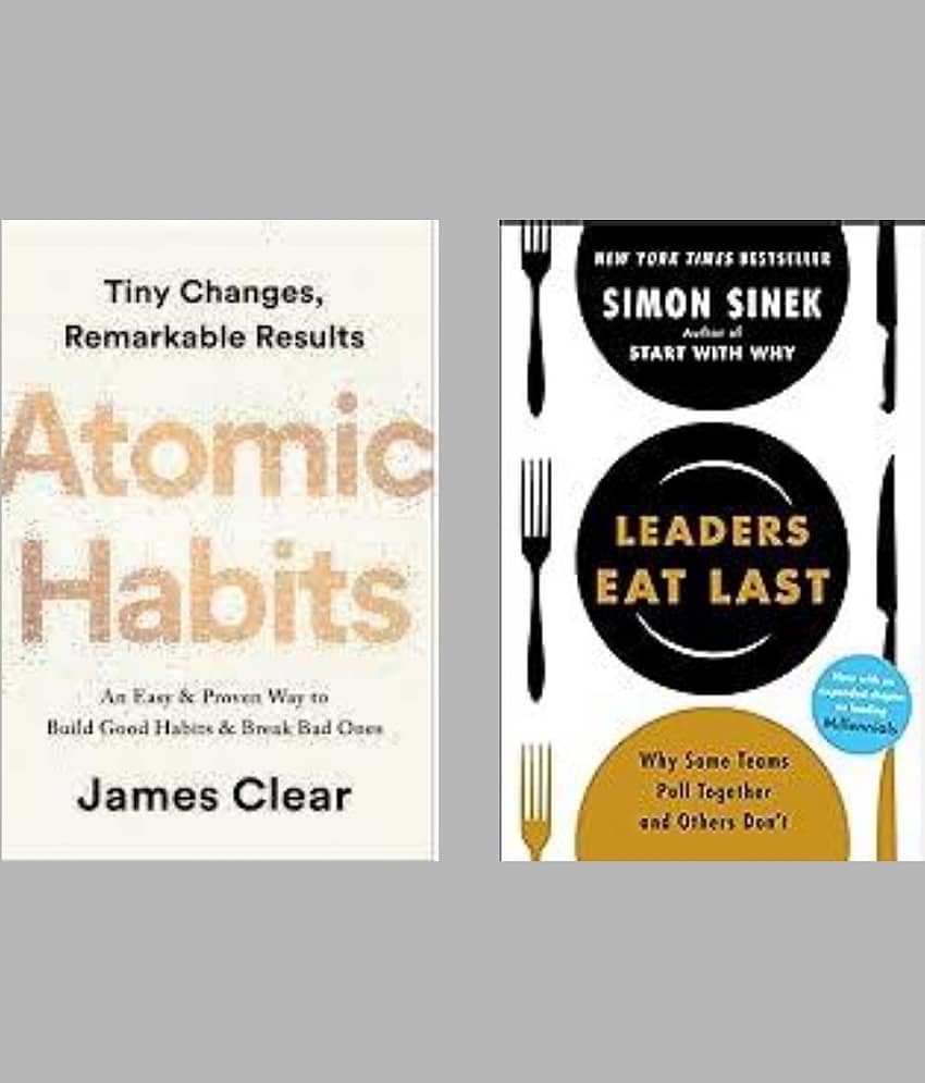 Atomic Habits + Leaders Eat Last - Stationery | Buy online on ZillyBuy