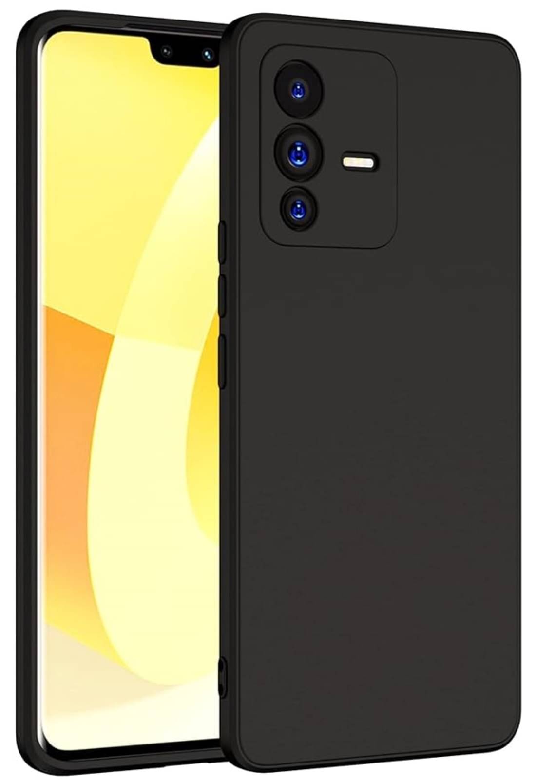     			Case Vault Covers Silicon Soft cases Compatible For Silicon Vivo V23 5G ( Pack of 1 )