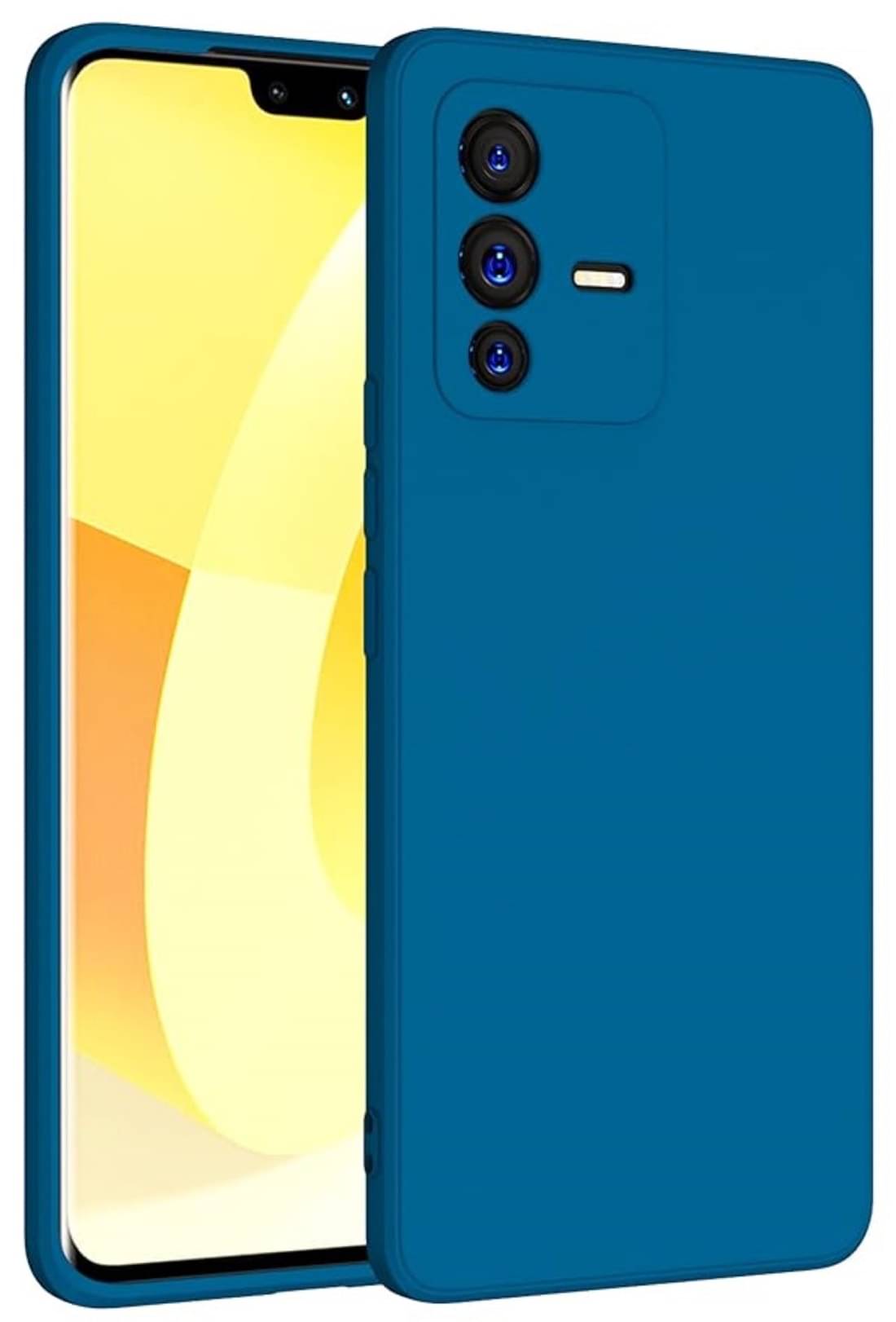     			Case Vault Covers Silicon Soft cases Compatible For Silicon Vivo V23 Pro 5G ( Pack of 1 )