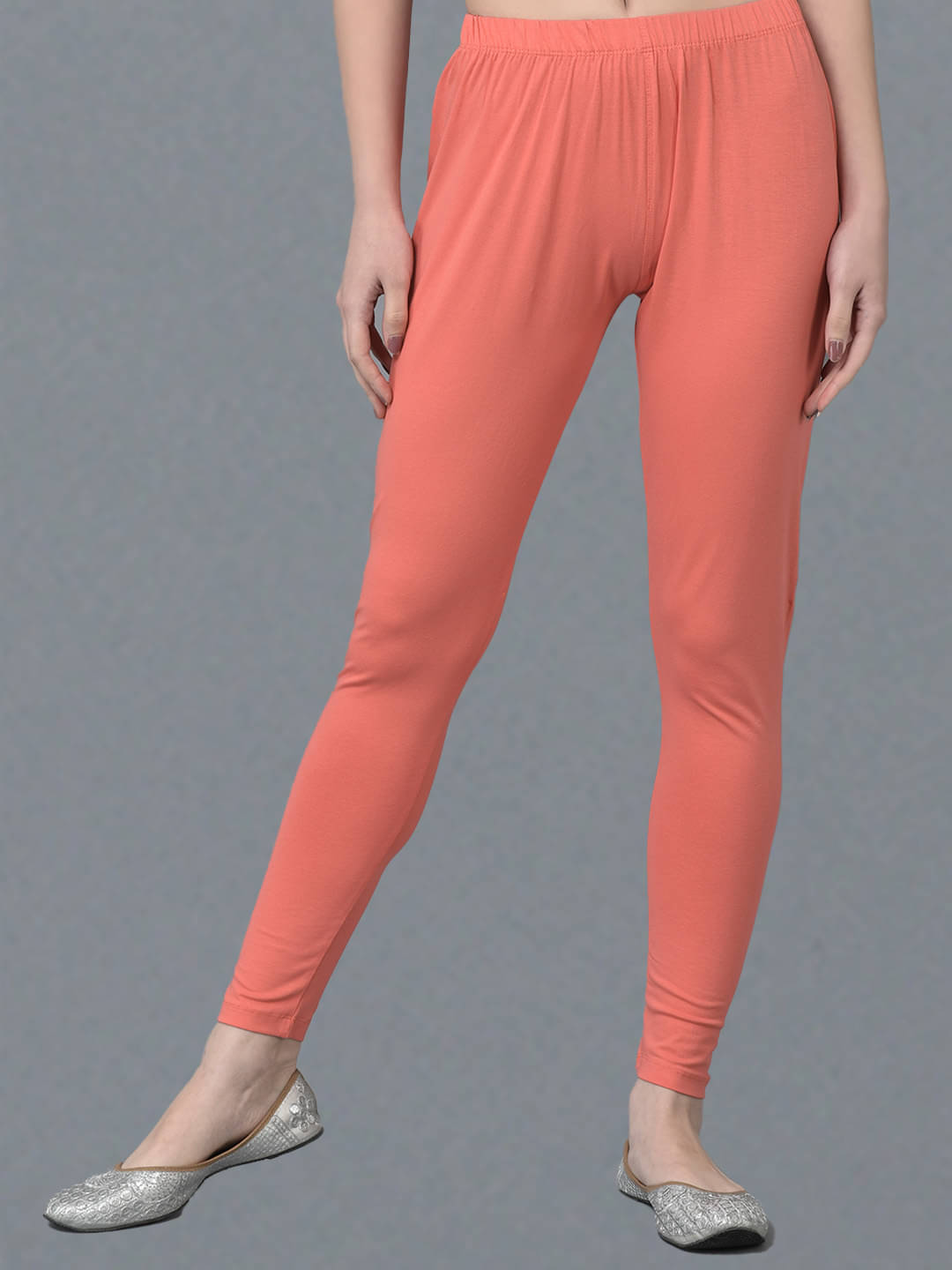     			Dollar Missy - Pink Cotton Women's Leggings ( Pack of 1 )