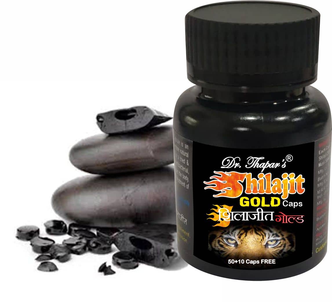 Dr. Thapar’s POWER BOOSTER SHILAJIT I SHILAJEET GOLD Capsule 50+10 Free