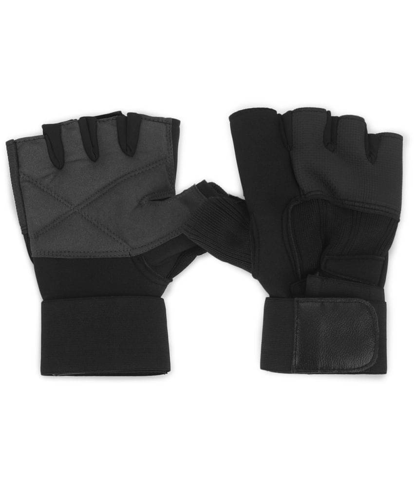     			Unisex PVC Foam Gym Gloves With Half-Finger Length