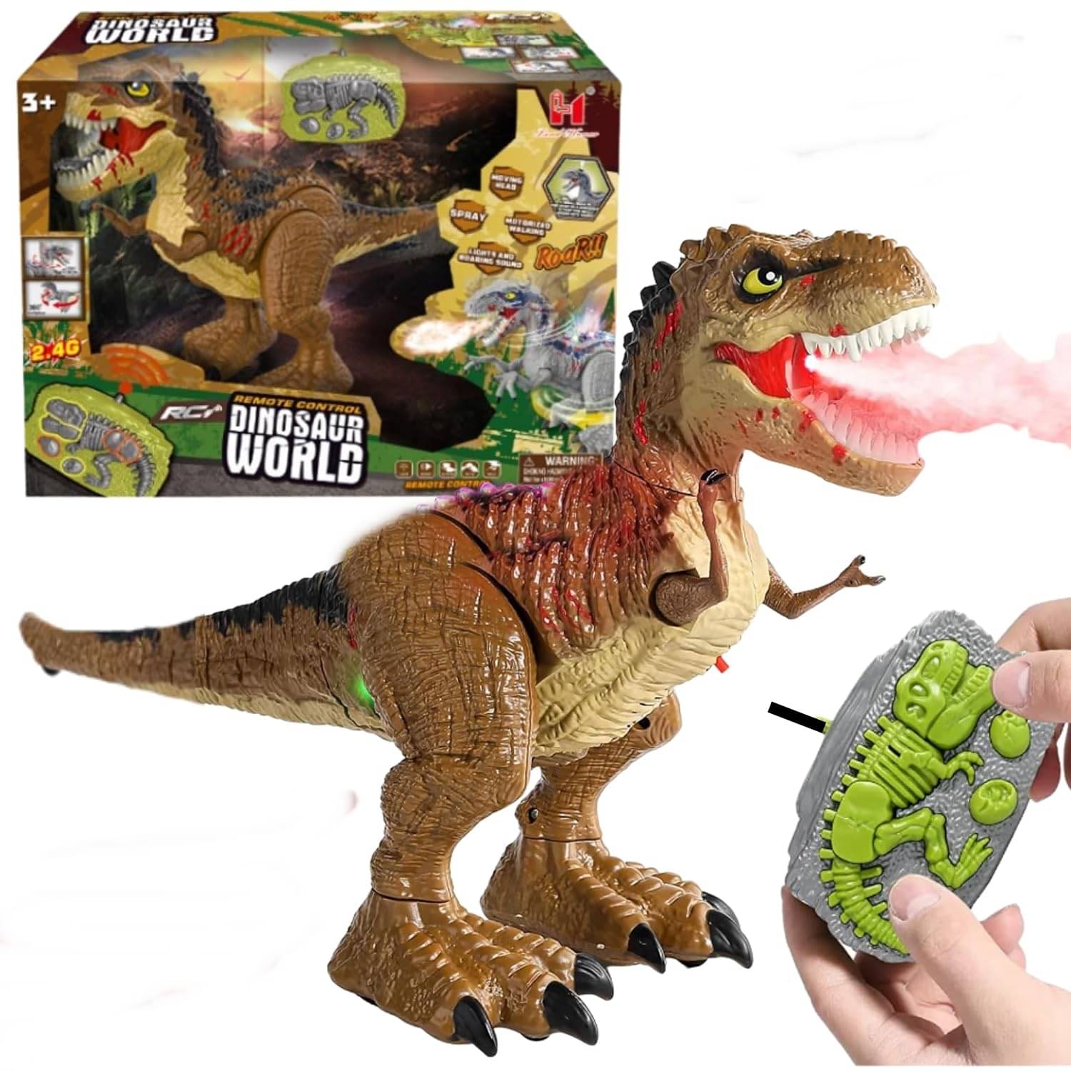 Fratell iRemote Control Dinosaur with Lights & Sound Multicolor Fratell iRemote Control Dinosaur with Lights & Sound Multicolor