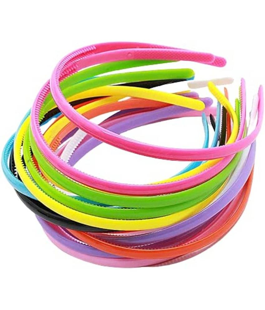 Glossy Multicolor Plastic Fancy Plastic Teeth Comb Shine Hair Bands For Girls & Women (Pack Of 6) Glossy Multicolor Plastic Fancy Plastic Teeth Comb Shine Hair Bands For Girls & Women (Pack Of 6)
