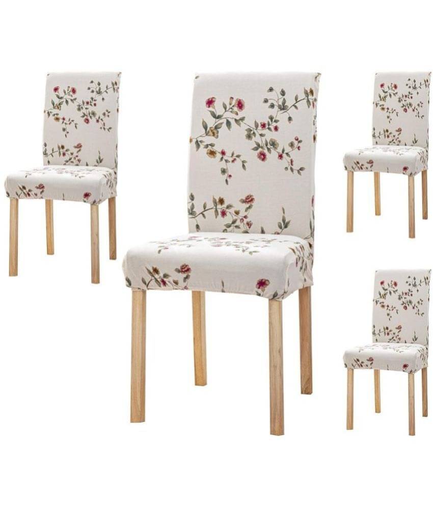     			House Of Quirk 1 Seater Polyester Chair Cover ( Pack of 4 )