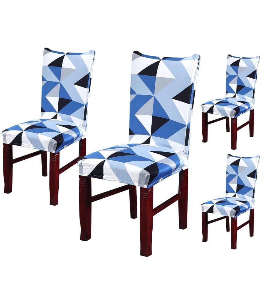    			House Of Quirk 1 Seater Polyester Chair Cover ( Pack of 4 )