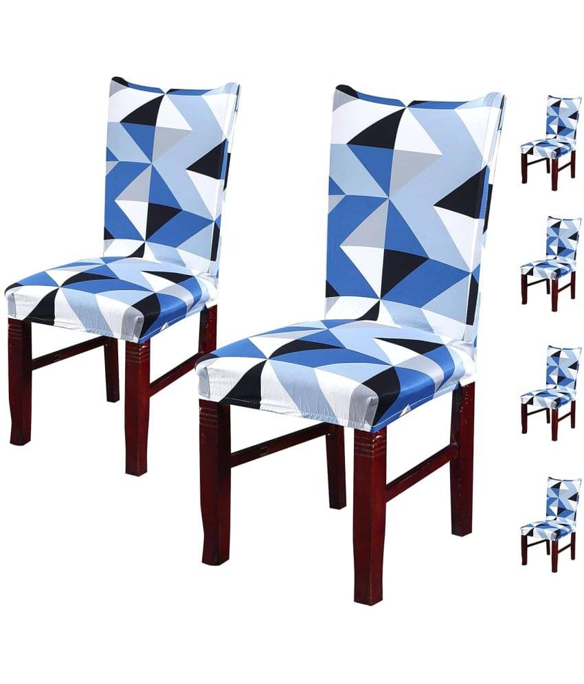     			House Of Quirk 1 Seater Polyester Chair Cover ( Pack of 6 )
