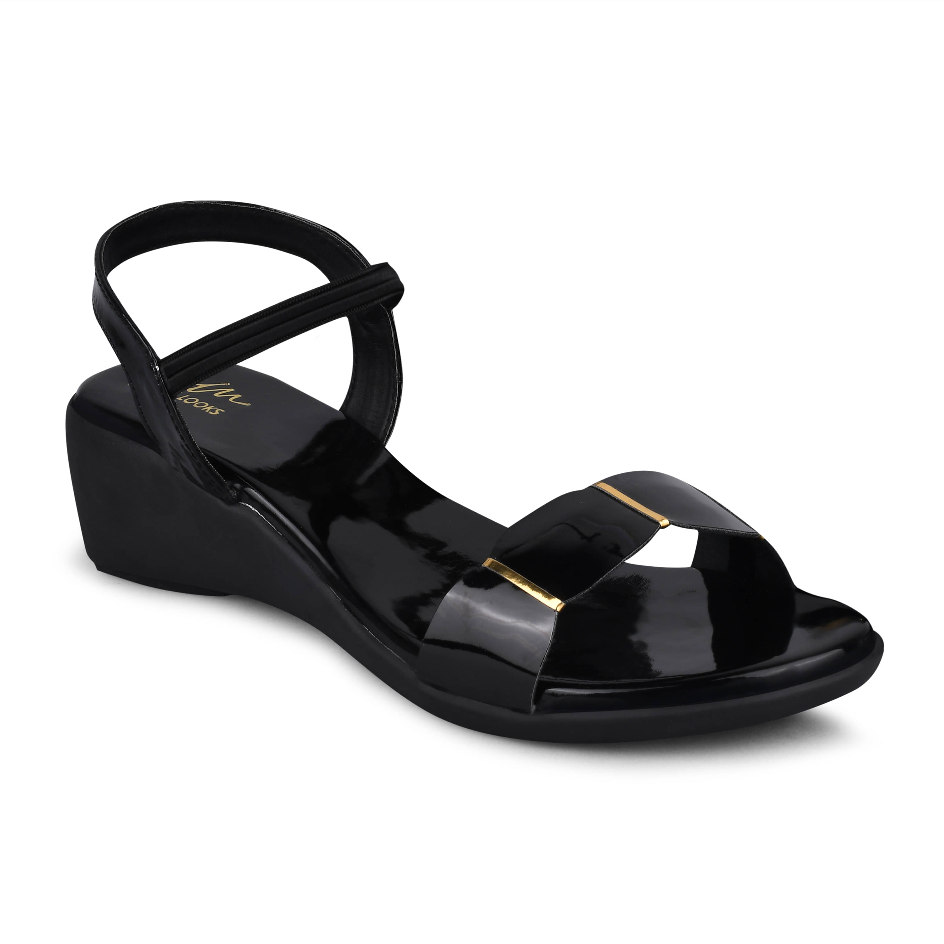     			JM Looks Black Women's Sandal Heels
