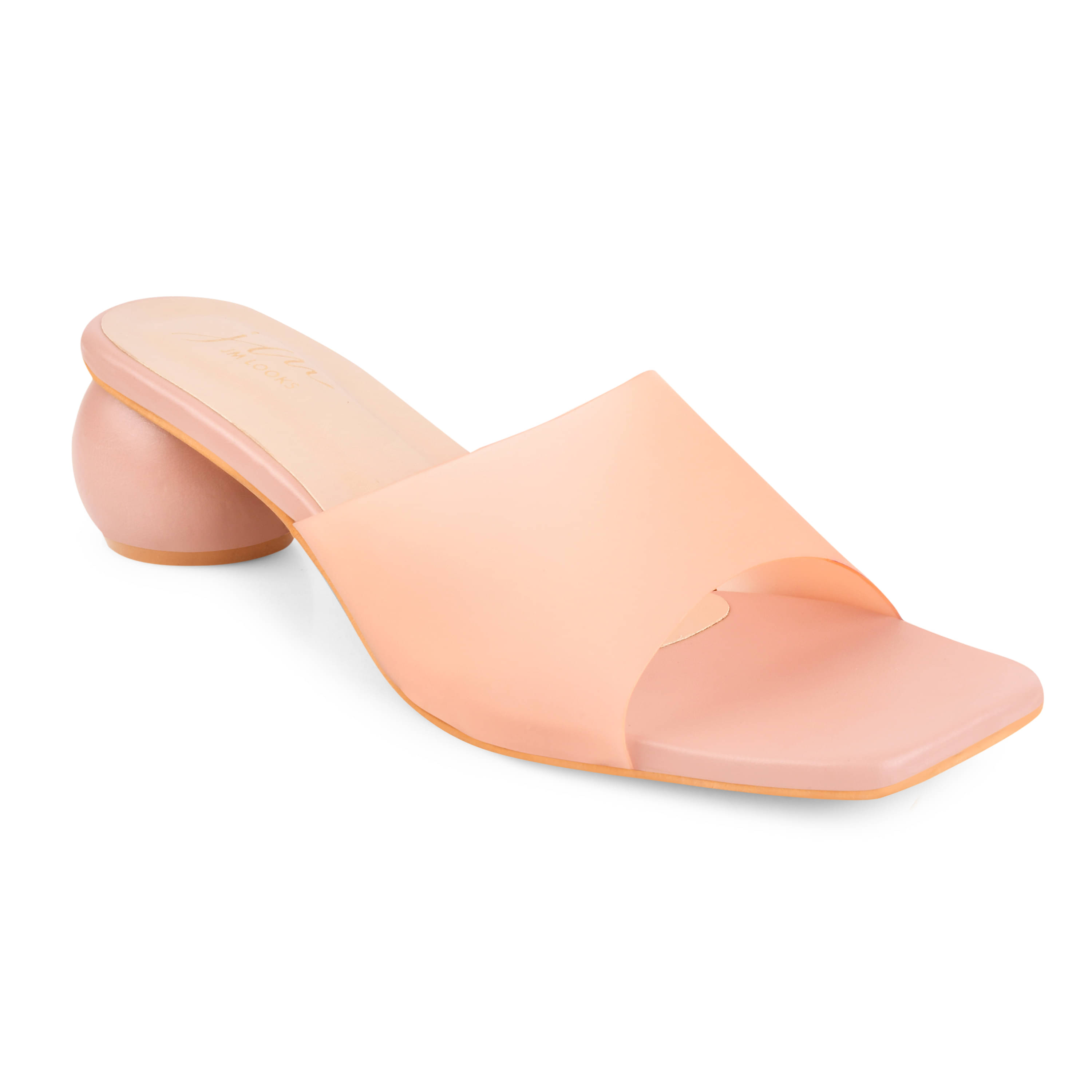     			JM Looks Pink Women's Slip On Heels