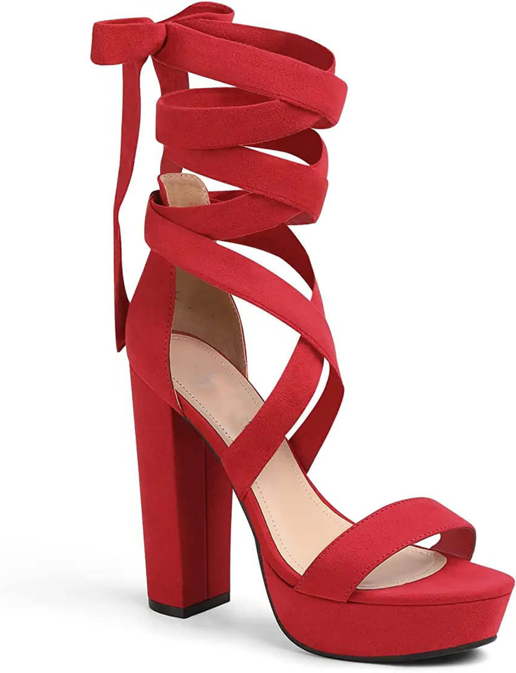 JM Looks Red Women's Sandal Heels - Heels | Buy online on ZillyBuy