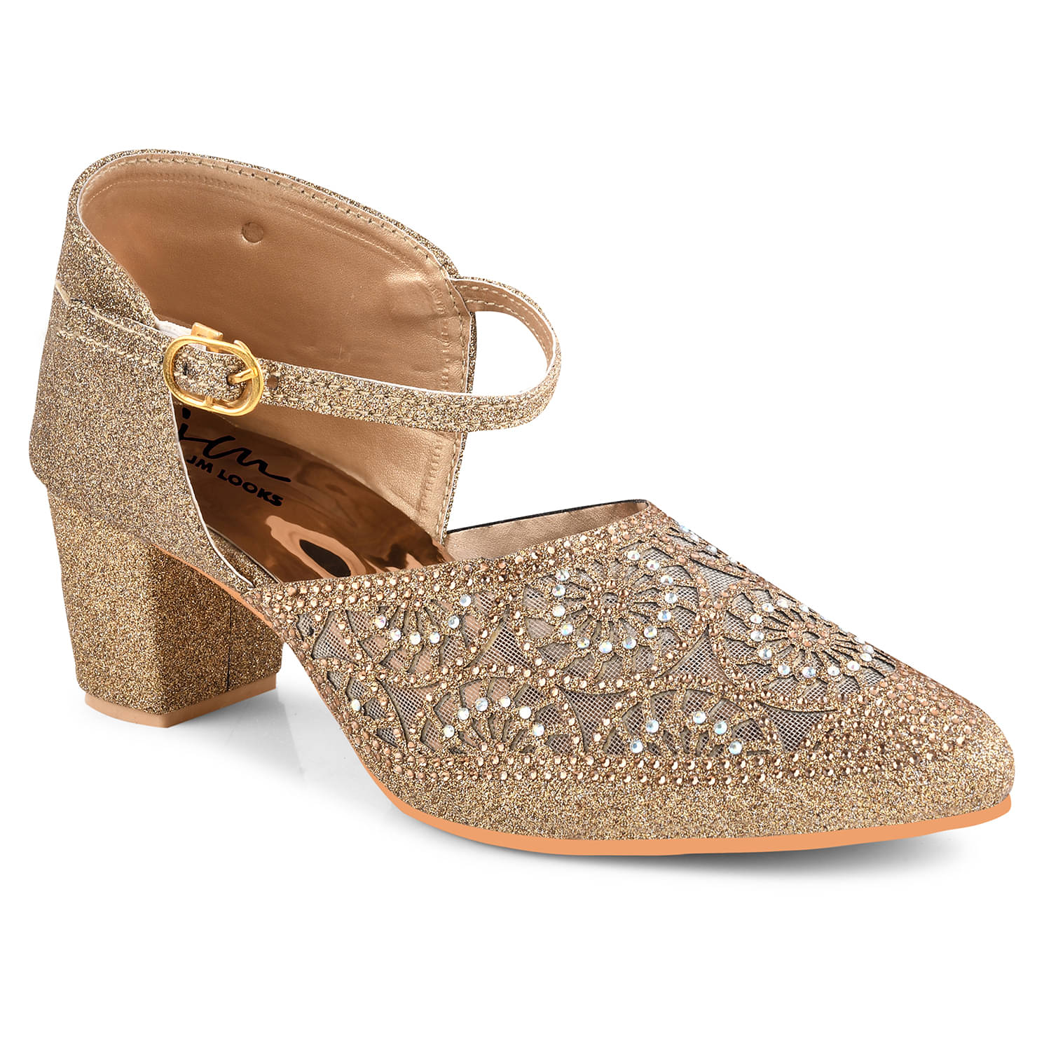     			JM Looks Tan Women's Mules Heels