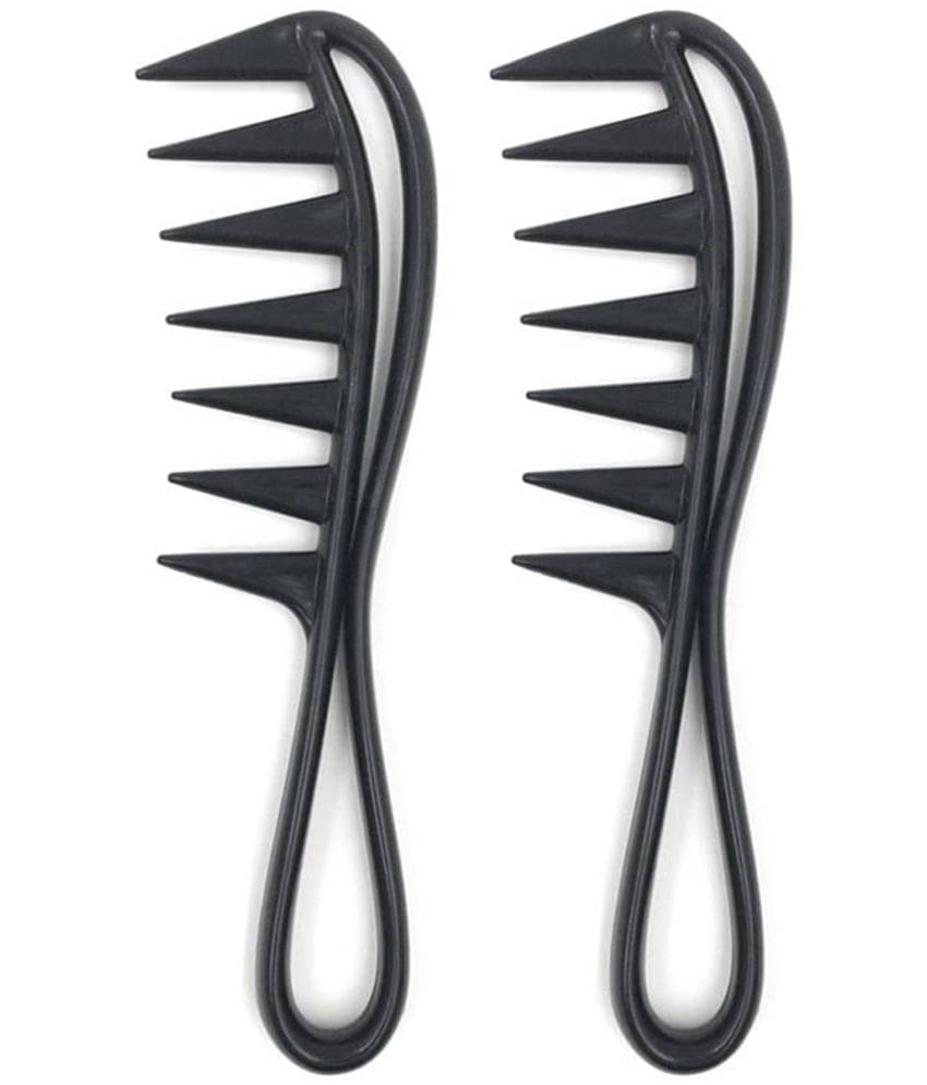 Lenon Wide Tooth Comb For All Hair Types ( Pack of 2 ) Lenon Wide Tooth Comb For All Hair Types ( Pack of 2 )