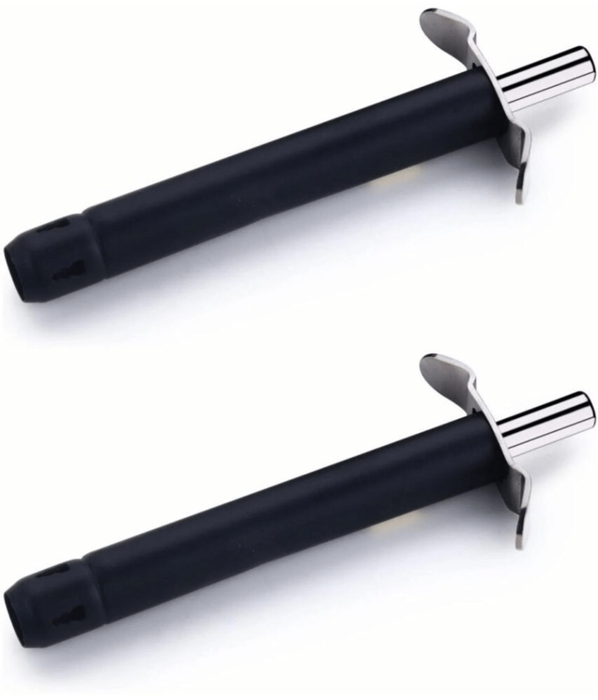 MAGICSPOON Black Stainless Steel 2 - Gas Lighter ( Set of 2 )