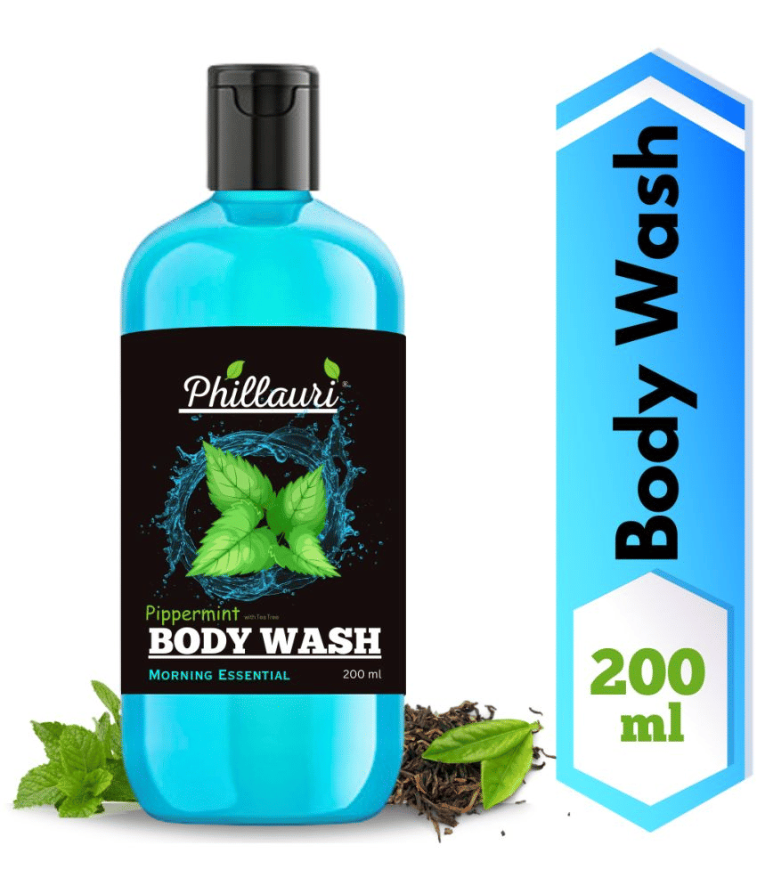 Phillauri Tea tree and Peppermint Oil Body Wash, 200 ml