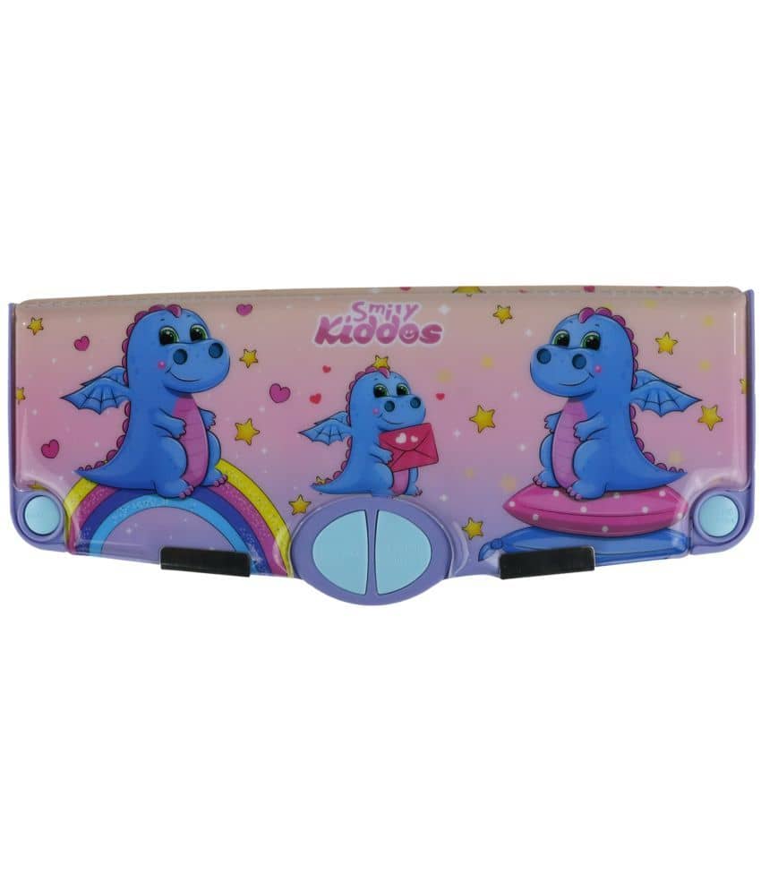 Pop Out Pencil box Dragon Theme - Light Pink