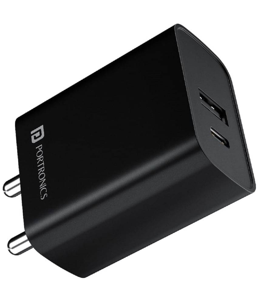 Portronics Type C 3A Wall Charger Portronics Type C 3A Wall Charger
