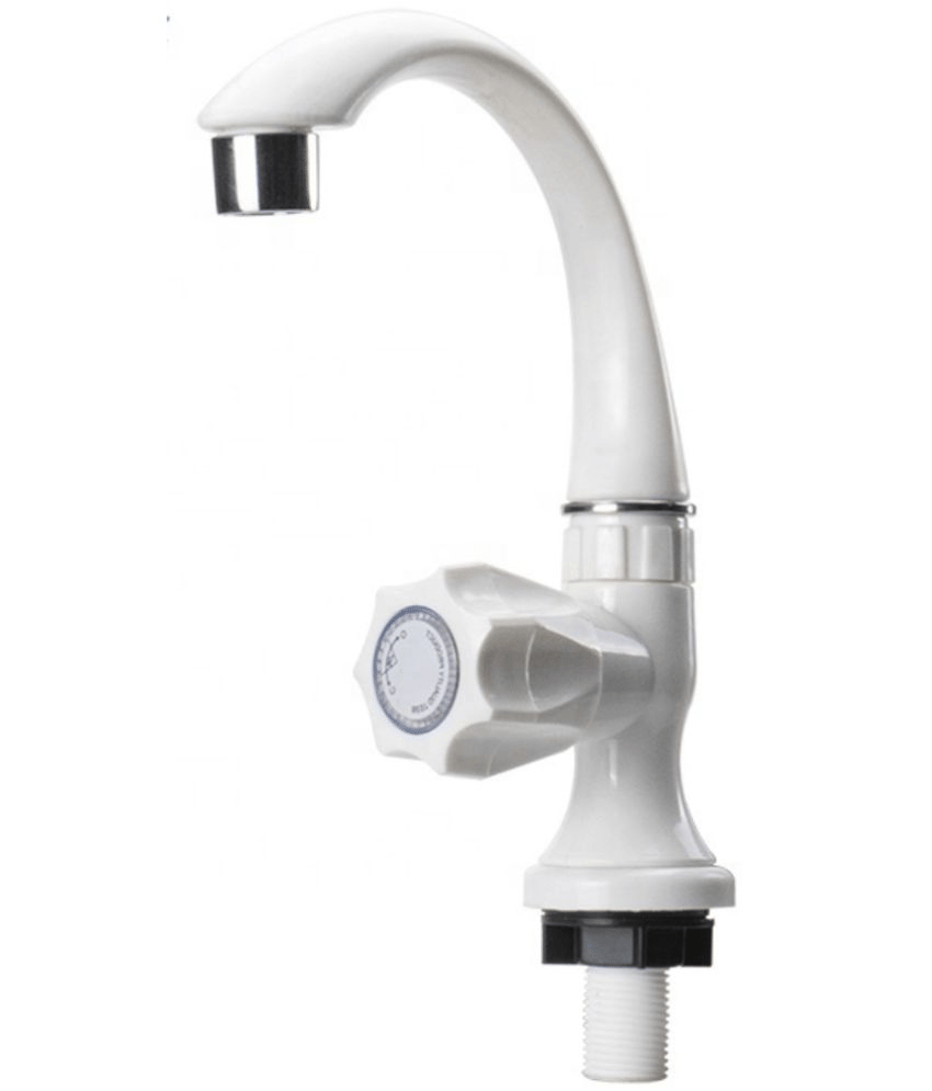 Pvc Swan Neck Pillar cock for WashBasin - Pack of 1