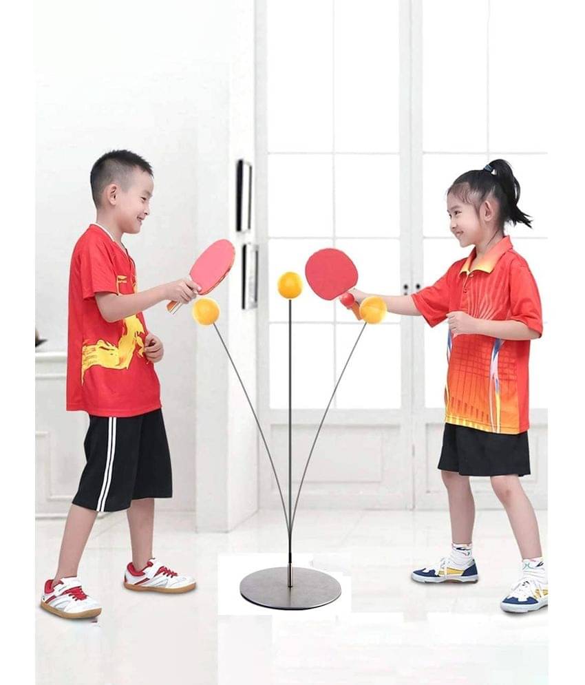     			RAINBOW RIDERS Table Tennis/ Swinging Swaying Table Tennis Trainer / Indoor/Outdoor,Adults/ Teenagers/ Kids Table Tennis / Ping Pong Practice Game for 3+ Year Girls/Boys.