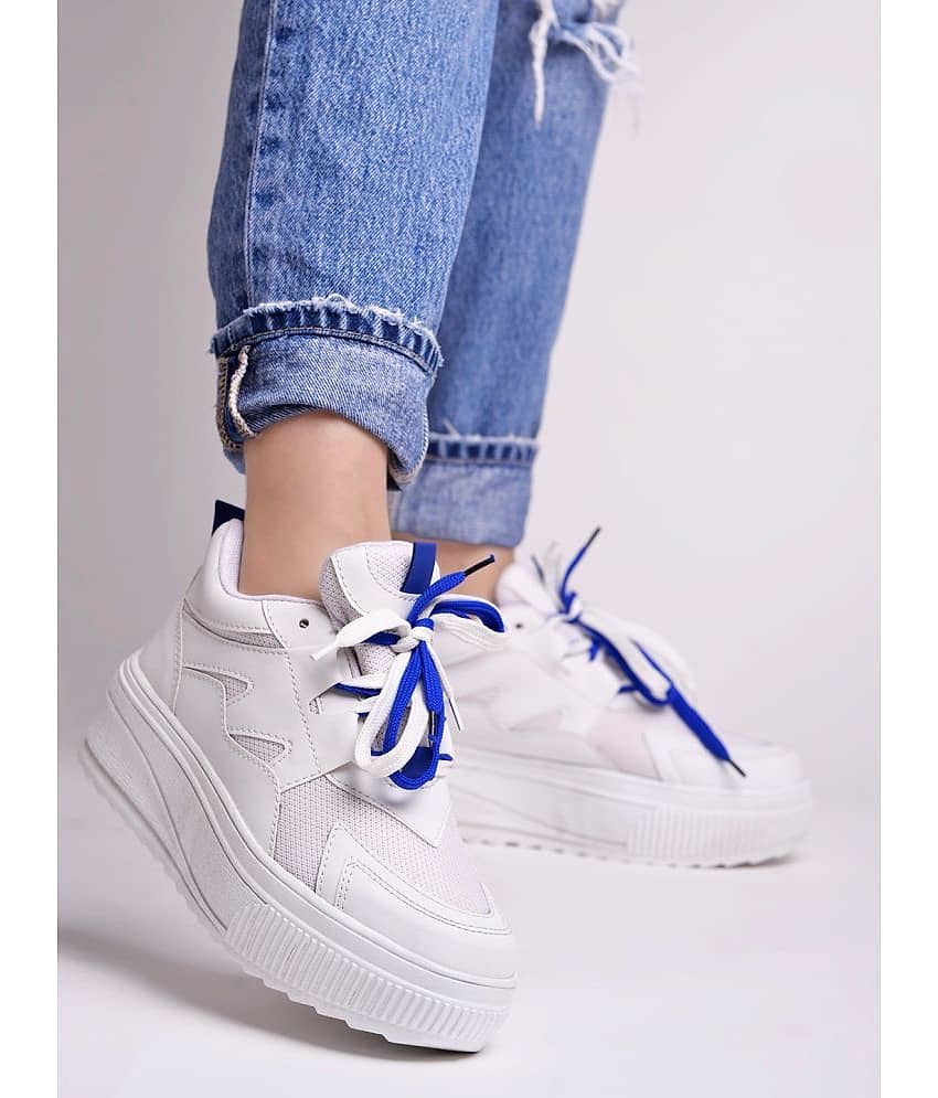 Shoetopia White Women's Sneakers - Casual Shoes | Buy online on ZillyBuy
