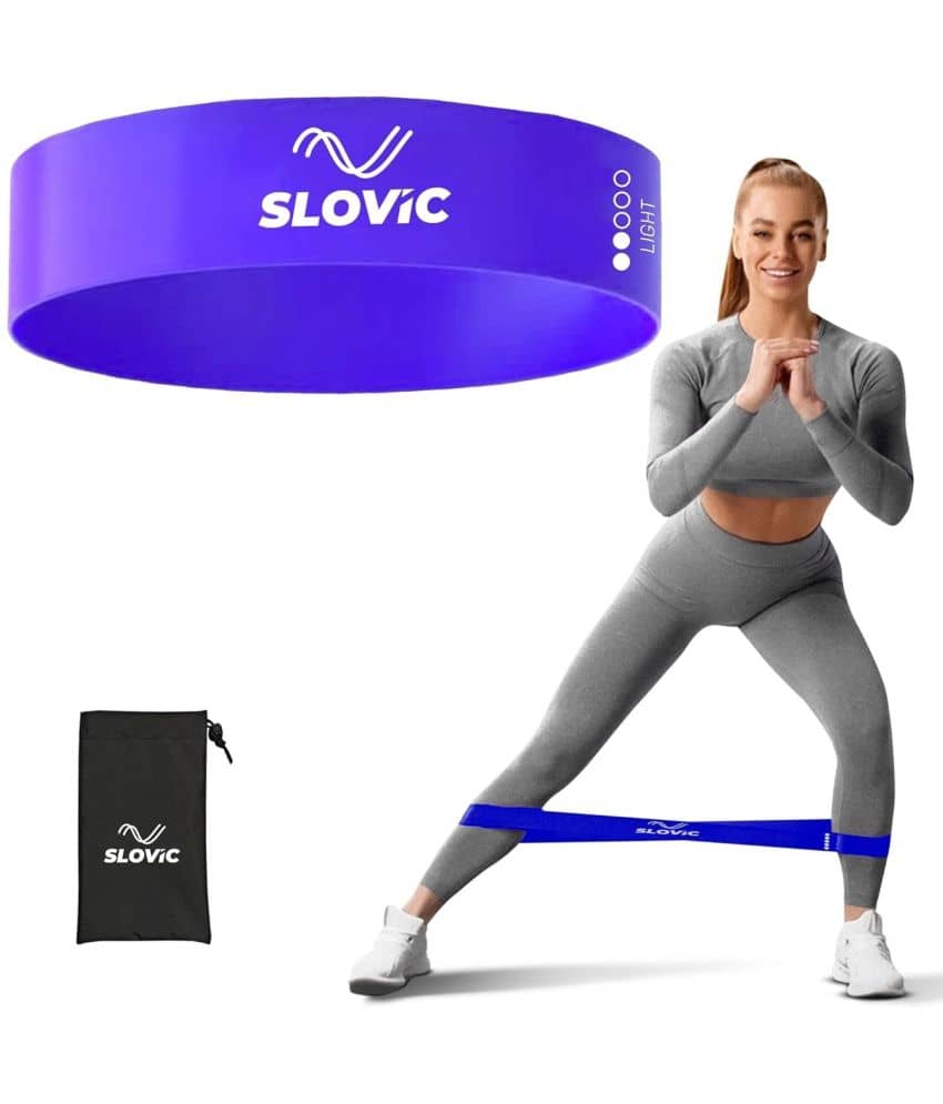 Slovic Rubber Compact Resistance Band Blue - Heavy Resistance - Sports and Fitness Equipment | Buy online on ZillyBuy