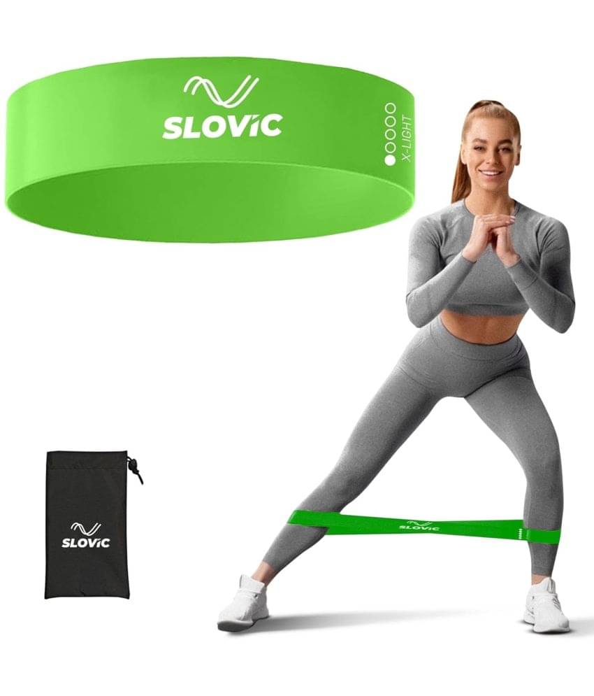Slovic Rubber Compact Resistance Band Green - Medium to Heavy Resistance Slovic Rubber Compact Resistance Band Green - Medium to Heavy Resistance