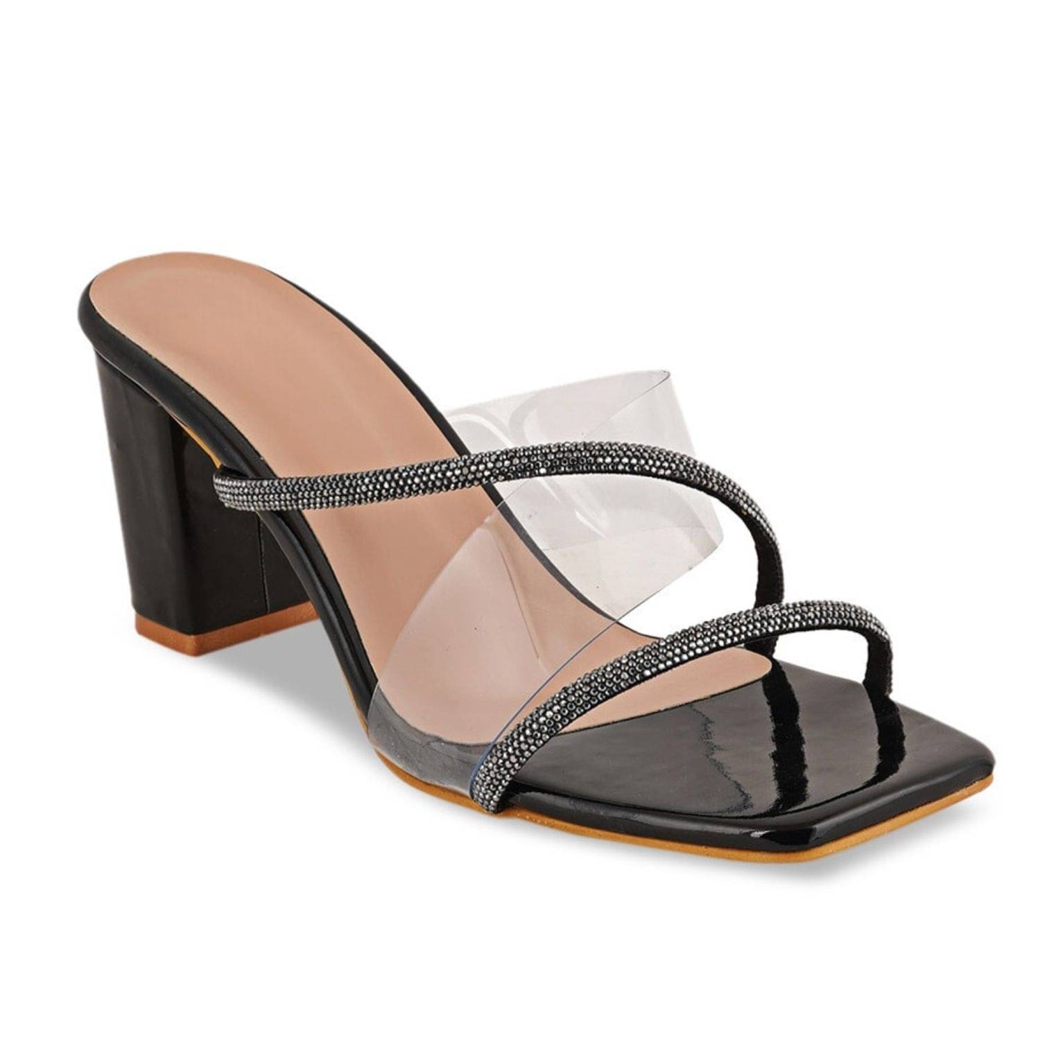 Stepee Peach Women's Slip On Heels Stepee Peach Women's Slip On Heels