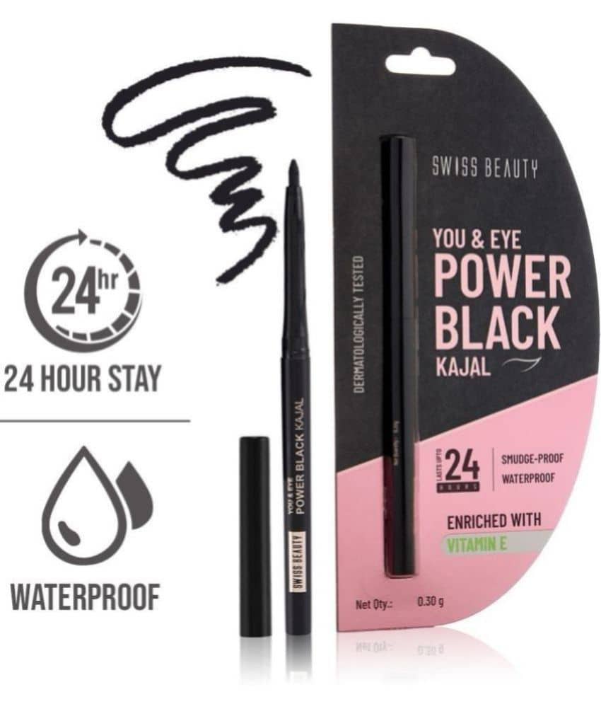 You & Eye Power Black Kajal, 0.30g (Pack of 1) - Makeup - Eyes | Buy online on ZillyBuy