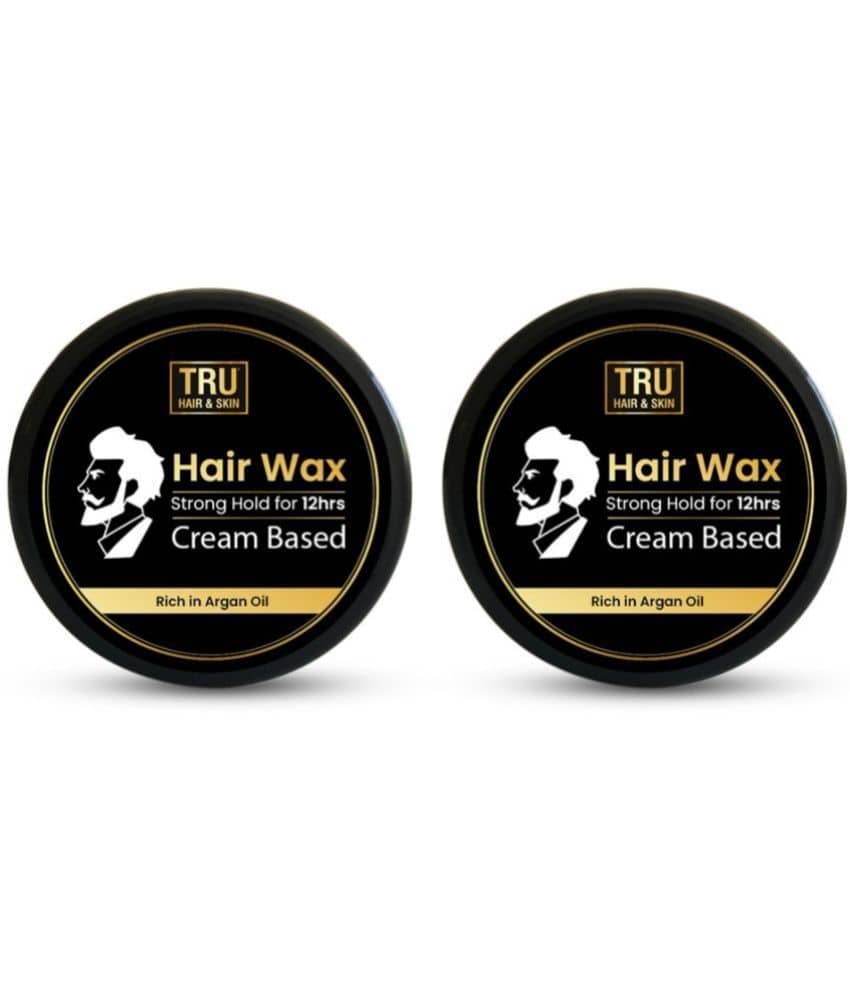 TRU HAIR & SKIN Hair Wax Cream For Men | Easy To Spread & Strong Hold For 12hrs (100gm Pack of 2)