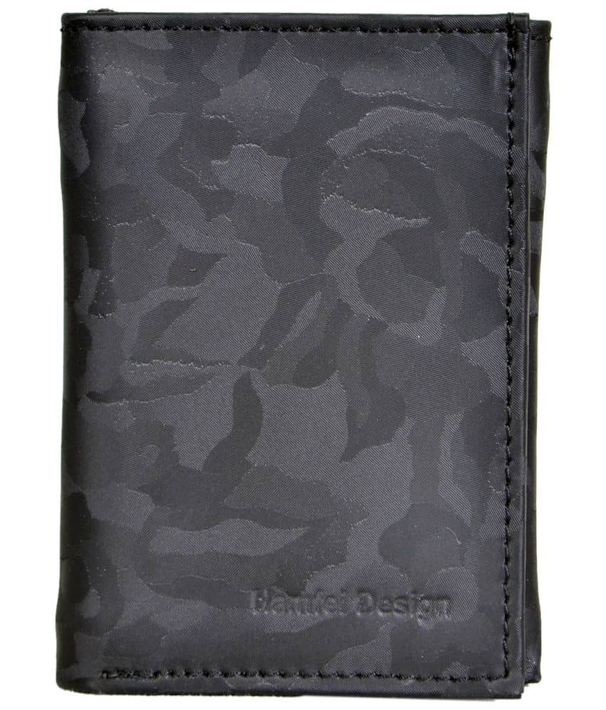 ULTIFAB Vintage Black Leather Men's Three Fold Wallet ( Pack of 1 ) - Handbags | Buy online on ZillyBuy