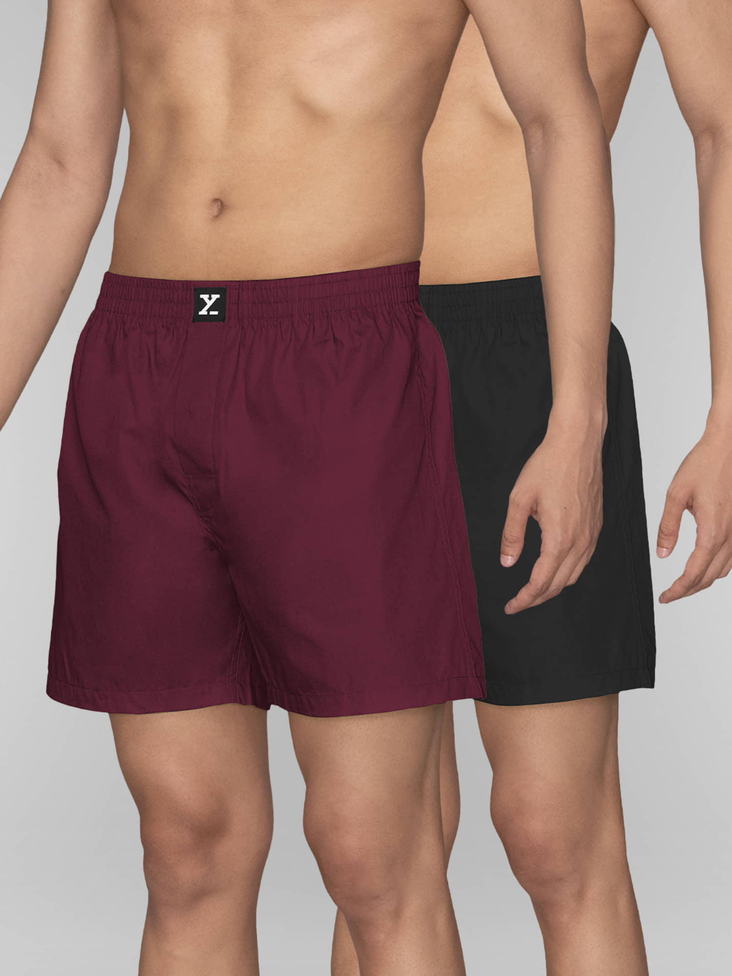 XYXX Pack of 2 Cotton Boxers For Men's ( Multicolor )