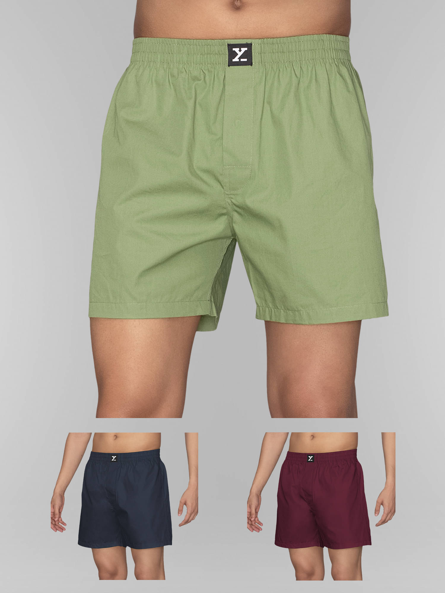     			XYXX Pack of 3 Cotton Men's Boxer- ( Multicolor )