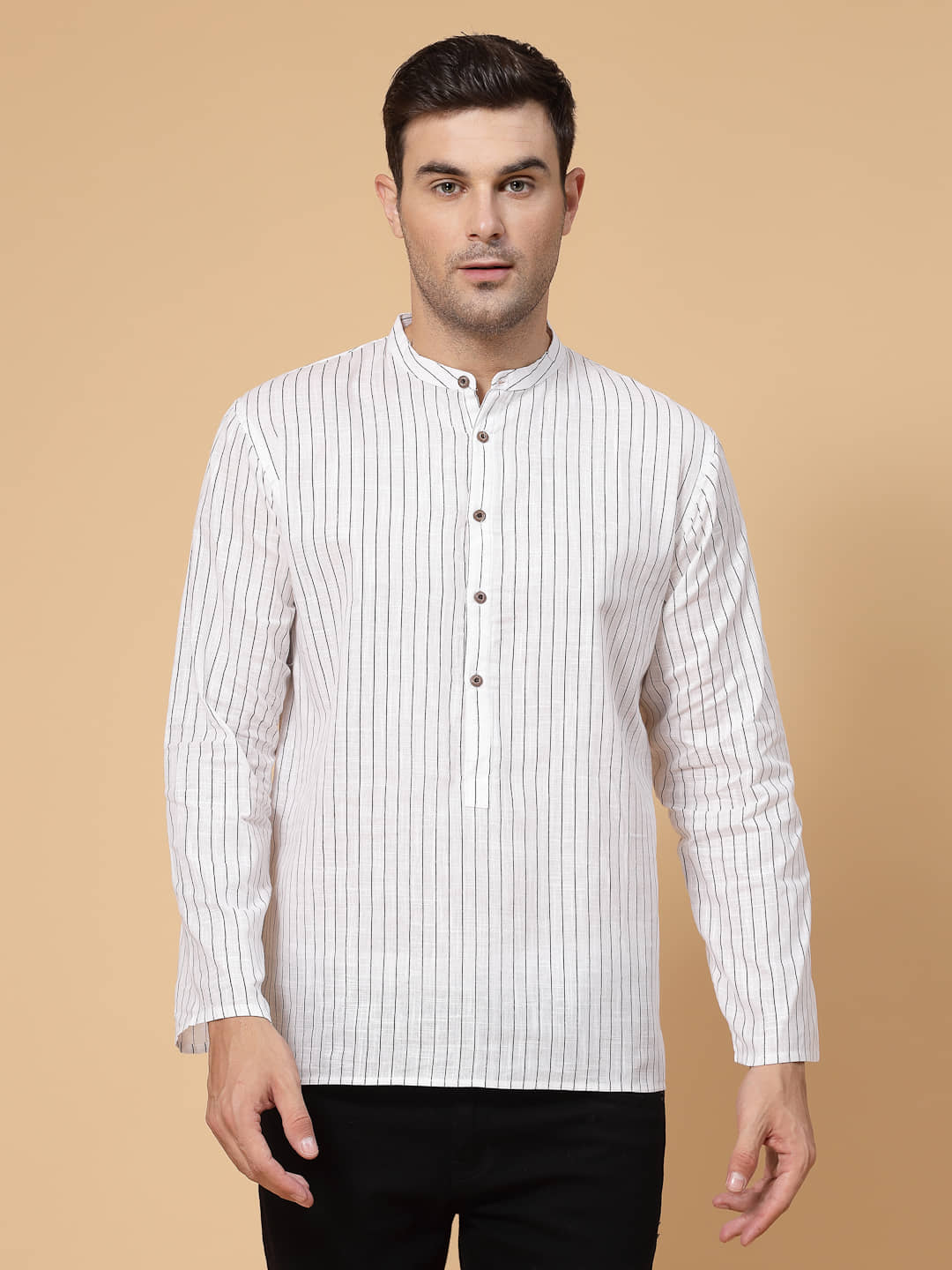 allan peter White Cotton Men's Regular Kurta ( Pack of 1 ) - Kurtas & Kurta Sets | Buy online on ZillyBuy