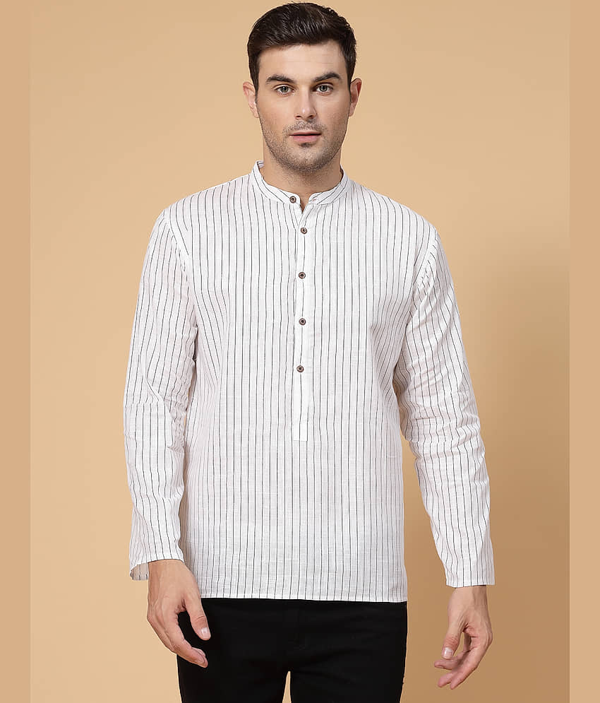 allan peter White Cotton Men's Regular Kurta ( Pack of 1 ) - Kurtas & Kurta Sets | Buy online on ZillyBuy