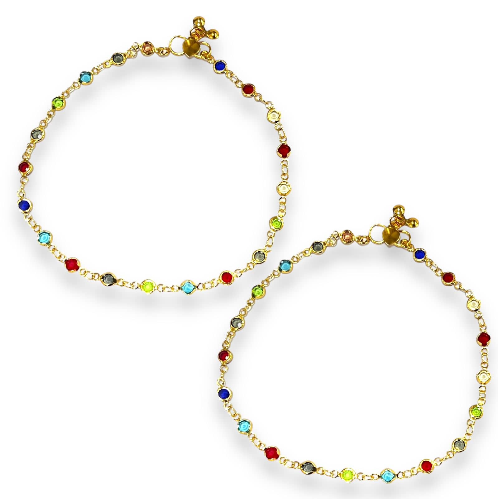 Charms Gold Anklets ( Pack of 1 ) - Anklets | Buy online on ZillyBuy