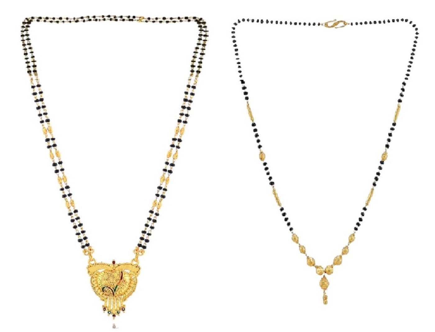 Charms Golden Mangalsutra ( Pack of 2 )