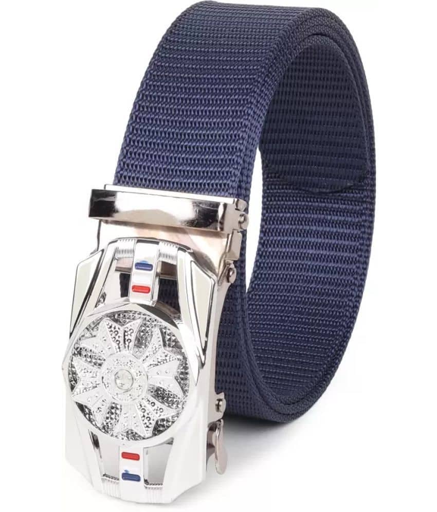 Clock21 - Blue Nylon Men's Casual Belt ( Pack of 1 )