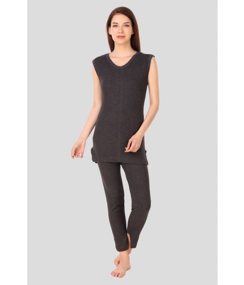Inner Element Cotton Blend Thermal Sets - Grey Pack of 1 Inner Element Cotton Blend Thermal Sets - Grey Pack of 1