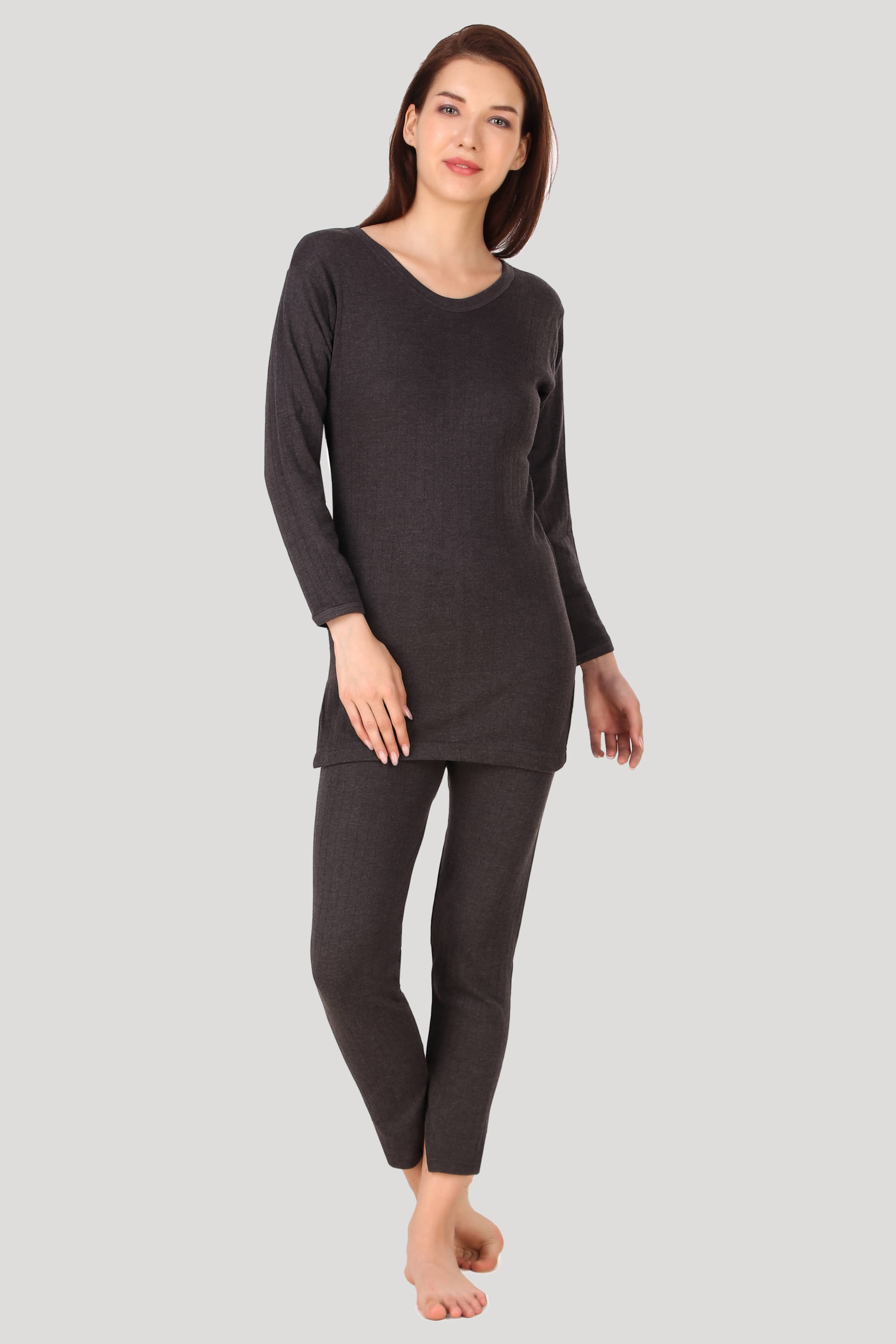     			Inner Element Cotton Blend Thermal Sets - Grey Pack of 1