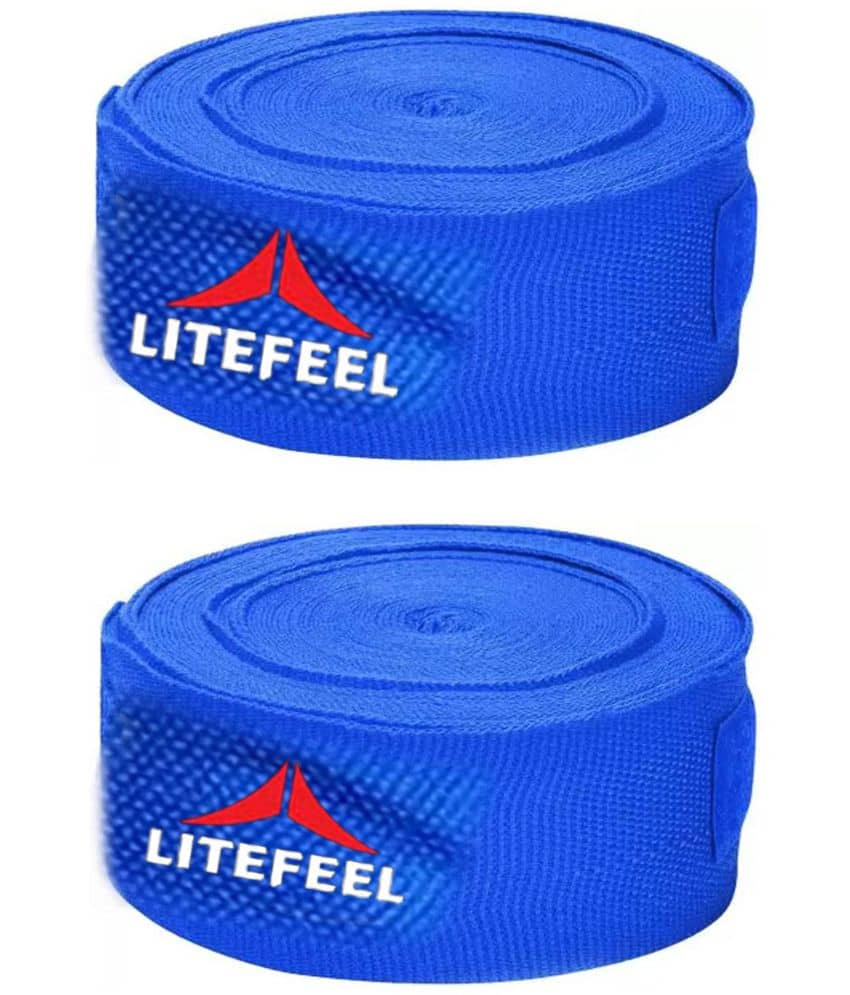 LITEFEEL Blue Cotton Hand Wrap ( Pack of 1 ) - Sports and Fitness Equipment | Buy online on ZillyBuy