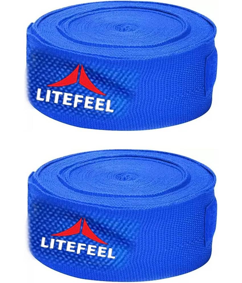 LITEFEEL Blue Cotton Hand Wrap ( Pack of 1 ) - Sports and Fitness Equipment | Buy online on ZillyBuy