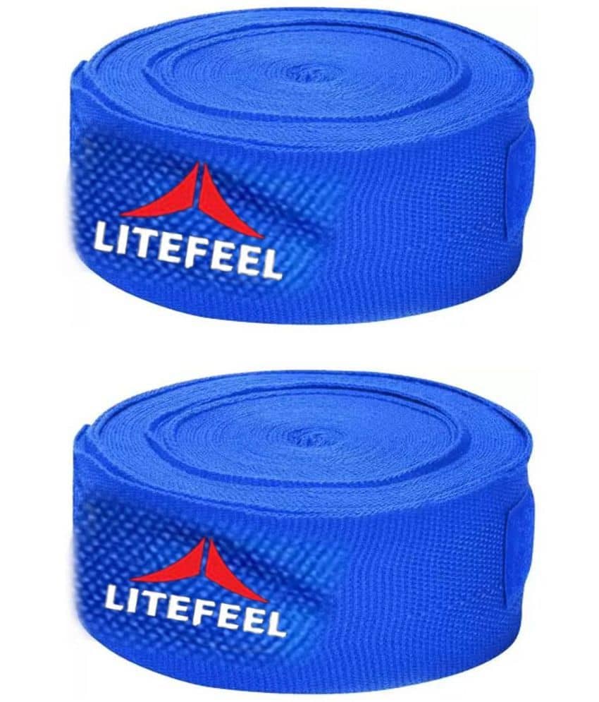 LITEFEEL Blue Cotton Hand Wrap ( Pack of 1 ) - Sports and Fitness Equipment | Buy online on ZillyBuy