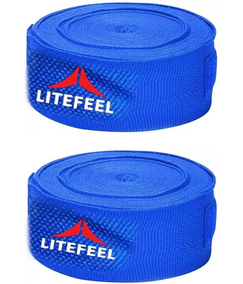 LITEFEEL Blue Cotton Hand Wrap ( Pack of 1 ) - Sports and Fitness Equipment | Buy online on ZillyBuy
