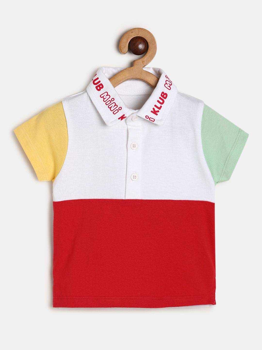     			MINI KLUB Pack of 1 Baby Boys Cotton Polo T-Shirt ( Multi )