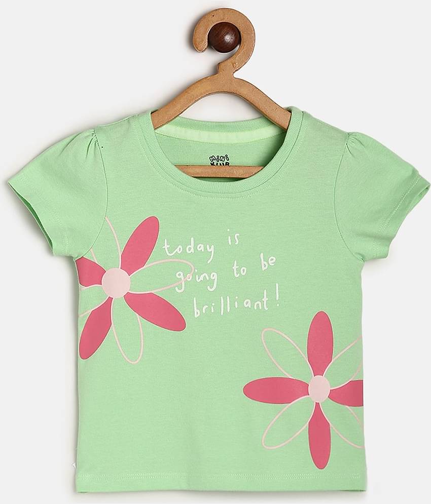 MINI KLUB Pack of 3 Baby Girls Cotton Top ( Multi )