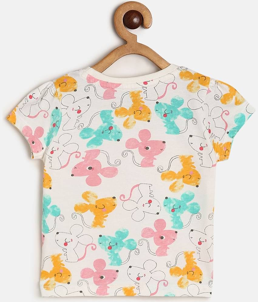 MINI KLUB Pack of 3 Baby Girls Cotton Top ( Multi )